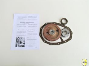 Timing gear set Olympia 1938-52  Rekord 1953-57 P1P2 A B Kapitän 1938-53 1954-57 P2,5  P2,6 Kapitän Admiral A Blitz 1,5T 1,75T 1,9T 1938-67