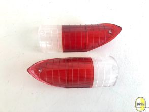 Taillight glass export set L+R Rekord P1 1958-60