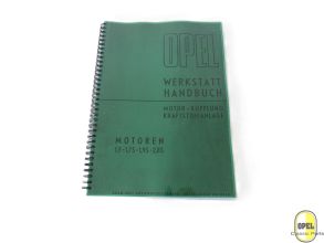 Werkplaatshandboek "Motor, koppeling en brandstof systeem" Kadett B C Olympia A GT Manta Ascona A B Rekord B C D Commodore A B Kapitän Admiral Diplomat B  Blitz 1,9T 1966-82